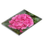 Natuur voor roze bloem fotografie notitieboek (Linkerzijde)