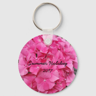Natuur voor roze bloem fotografie sleutelhanger