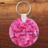 Natuur voor roze bloem fotografie sleutelhanger (Voorkant)