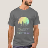 Natuur voor Sunset Design van Whidbey Island T-shirt (Voorkant)