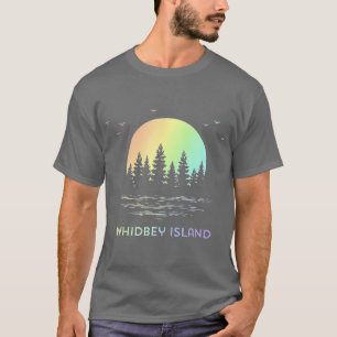 Natuur voor Sunset Design van Whidbey Island T-shirt
