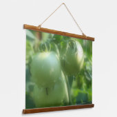 Natuur voor tuingroenten en tomaten hangend wandkleed (Gebogen)