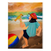 Natuur voor wedrennen van vrouwen en vogels perfect poster (Voorkant)