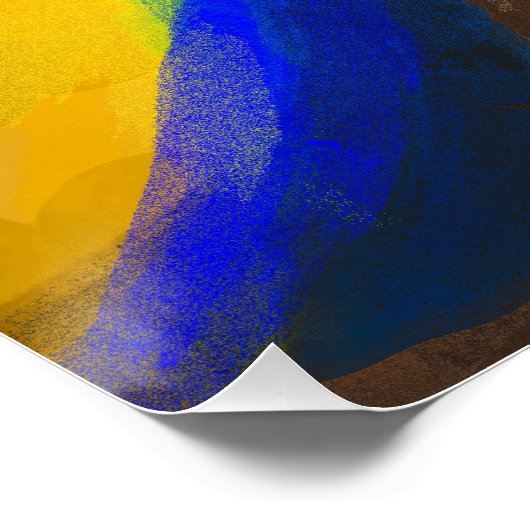 Natuur voor wedrennen van vrouwen en vogels perfect poster (Hoek)