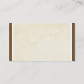 natuur voor zakelijke kaarten Ssepia Visitekaartje (Achterkant)