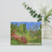 Natuur voorjaar briefkaart (Staand voorkant)
