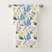 Natuur voorvlinderpatroonweide bad handdoek (Insitu)