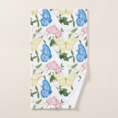 Natuur voorvlinderpatroonweide bad handdoek (Handdoek)