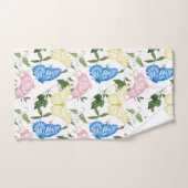 Natuur voorvlinderpatroonweide bad handdoek (Handdoek)
