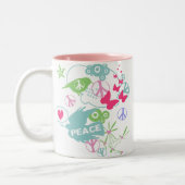 Natuur VredesMok Tweekleurige Koffiemok (Links)