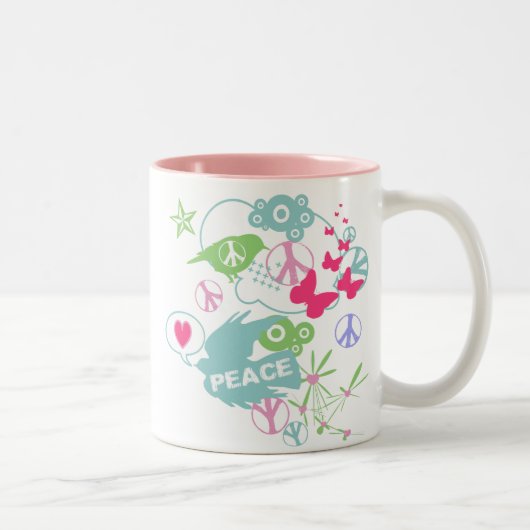 Natuur VredesMok Tweekleurige Koffiemok (Rechts)