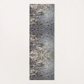 Natuur vredestichtend mozaïekgrijs boombarstpatroo yogamat (Achterkant)