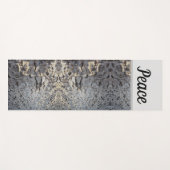 Natuur vredestichtend mozaïekgrijs boombarstpatroo yogamat (Voorkant (horizontaal))