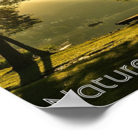 Natuur | Vreedzame overlevingskansen in de Natuur Poster (Hoek)