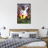 Natuur Vrouw Canvasprint Canvas Afdruk (Insitu (Slaapkamer))