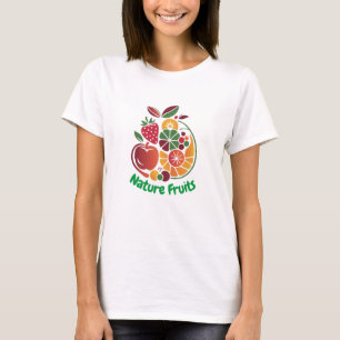 Natuur vruchten t-shirt