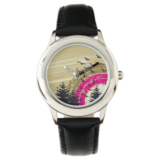 Natuur Walk - Let op Horloge (Voorkant)