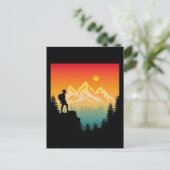 Natuur Wandelen Bergbos landschap Briefkaart (Staand voorkant)