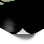 Natuur Wandelen Bergbos landschap Perfect Poster (Hoek)