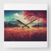 Natuur wandklok (Voorkant)