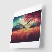 Natuur wandklok (Hoek)