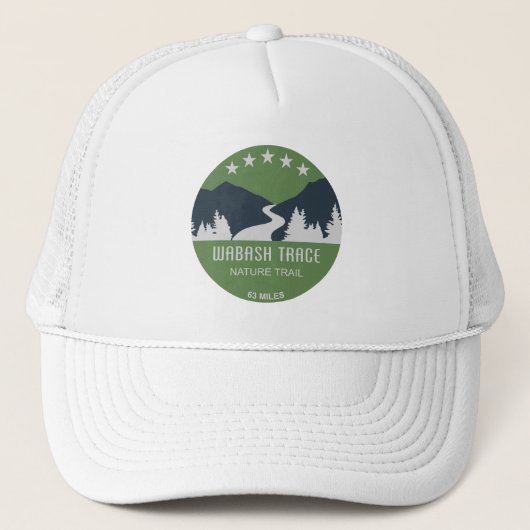 Natuur wasspoor trucker pet (Voorkant)