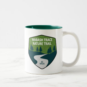 Natuur wasspoor tweekleurige koffiemok