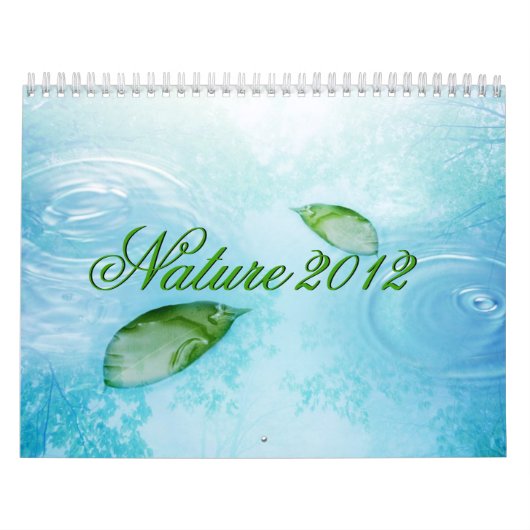 Natuur, Waterhemel en bladeren 2012 Kalender (Hoes)
