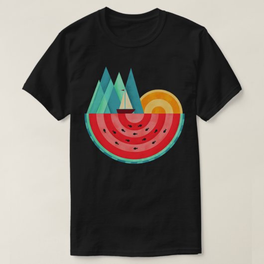Natuur Watermeloen T-shirt (Design voorkant)