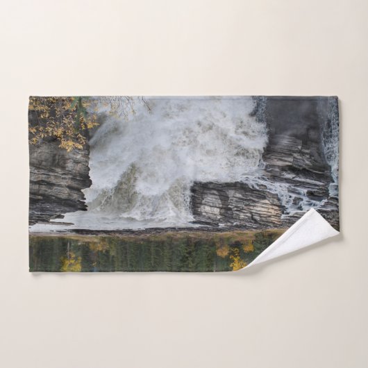 Natuur Waterval, Herfsten van Athabasca Bad Handdoek (Handdoek)