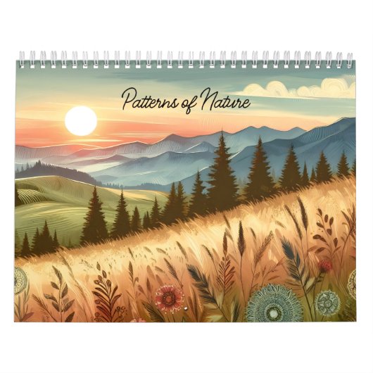 Natuur Waterverf Landschapskalender Kalender (Hoes)