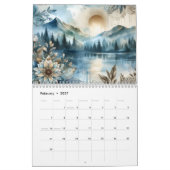 Natuur Waterverf Landschapskalender Kalender (Feb 2027)