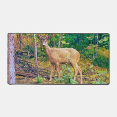 Natuur Waterverf Mooie Herten Bureaumat (Voorkant)