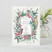 Natuur waterverf op het platteland van Rustic boho Kaart (Staand voorkant)