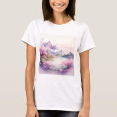 Natuur waterverf t-shirt (Voorkant)