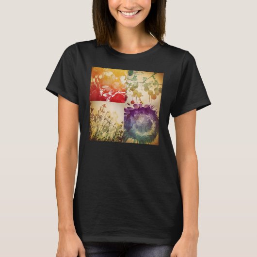 Natuur Waterverf T Shirt vrouwen (Voorkant)