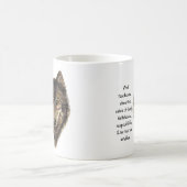 Natuur Waterverf Wolf Totem Animal Guide Koffiemok (Center)