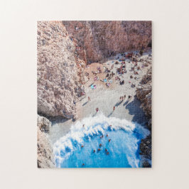 Natuur Wave Pool op Kreta Puzzle Legpuzzel