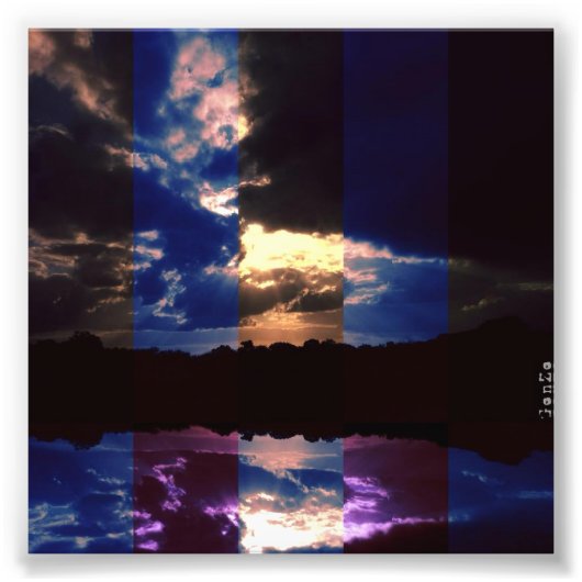 Natuur weergeven foto afdruk (Voorkant)