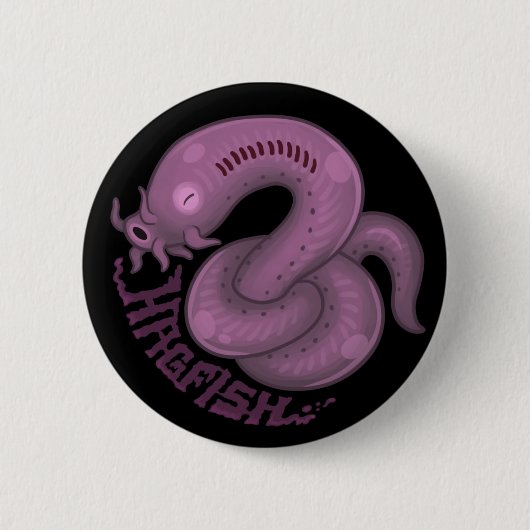 Natuur WEIRD: Hagfish Ronde Button 5,7 Cm (Voorkant)