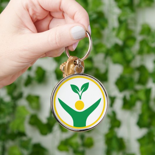 Natuur & Wellness Symbool Sleutelhanger (Hand)