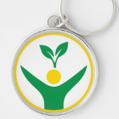 Natuur & Wellness Symbool Sleutelhanger (Voorkant)