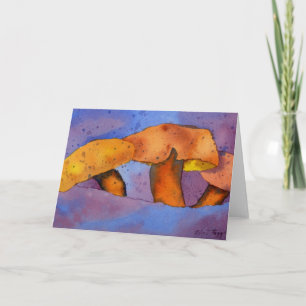 Natuur Wenskaart oddities Kaart