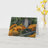 Natuur Wenskaart oddities Kaart (Gele Bloem)