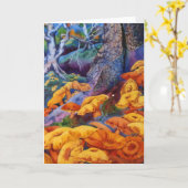 Natuur Wenskaart oddities Kaart (Gele Bloem)