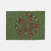 Natuur Wicca Fleece Deken (Voorkant (Horizontaal))