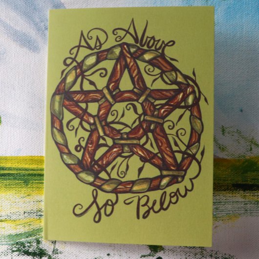 Natuur Wicca Kaart