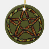 Natuur Wicca Keramisch Ornament (Voorkant)