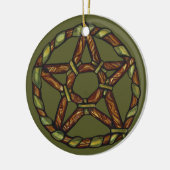 Natuur Wicca Keramisch Ornament (Links)