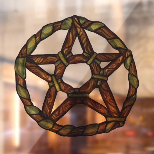 Natuur Wicca Raamsticker (Vel 2)